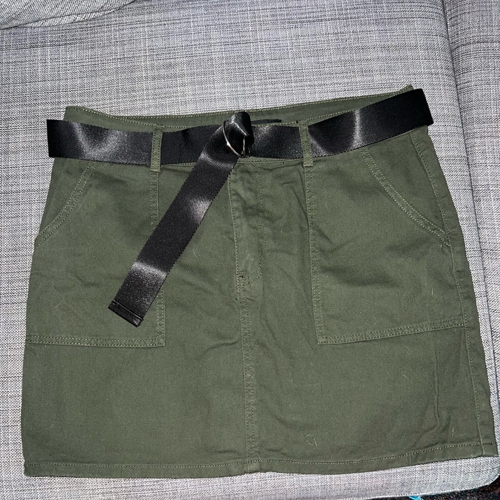 ARMY GREEN SKIRT
